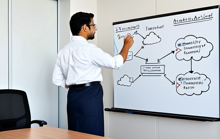 정보보안학 학위 취득 - Cybersecurity Analyst**

"A cybersecurity analyst, fully clothed in appropriate business attire, wor...