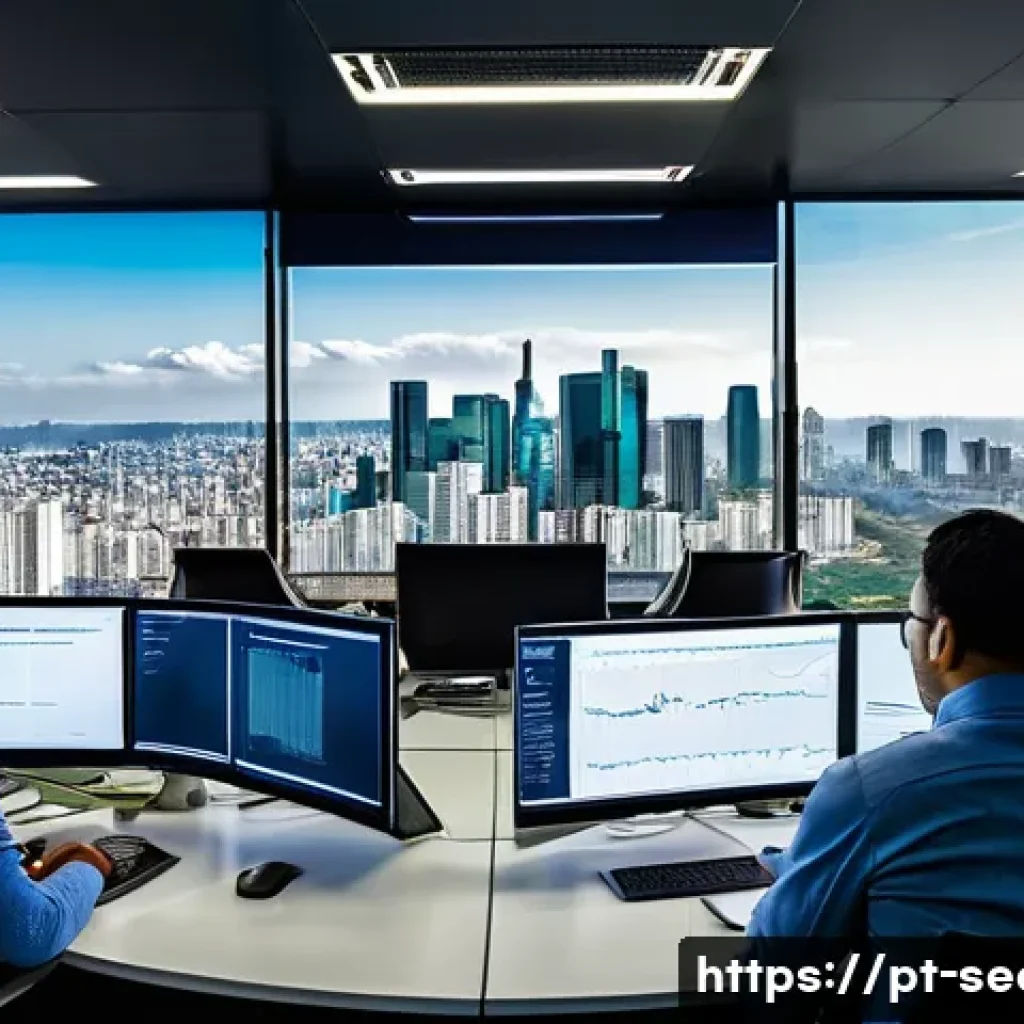 정보보안학 보안 취업 동향 - A modern Brazilian cybersecurity office environment in São Paulo, featuring diverse professionals co...