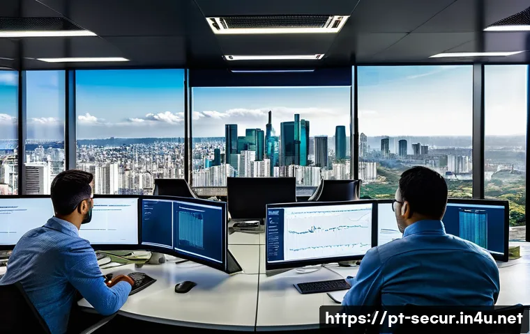 정보보안학 보안 취업 동향 - A modern Brazilian cybersecurity office environment in São Paulo, featuring diverse professionals co...