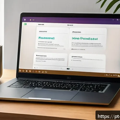 Home 33 정보보안학 보안 가이드라인 - A detailed, modern home office setup featuring a Portuguese-speaking user securely managing password...